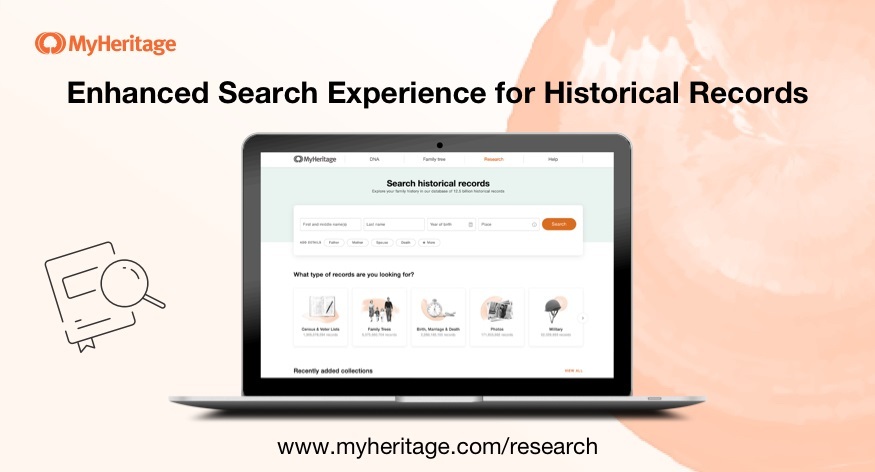 Como Encontrar Registros com o Novo Mecanismo de Busca do MyHeritage