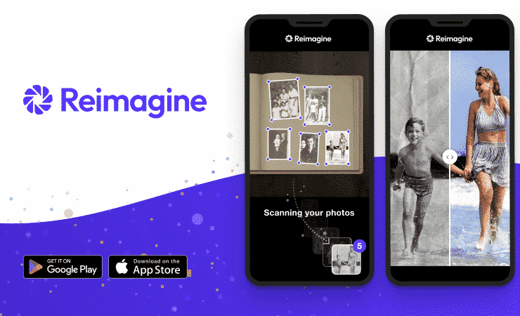 O aplicativo Reimagine: a melhor solução para digitalizar e melhorar fotos de família