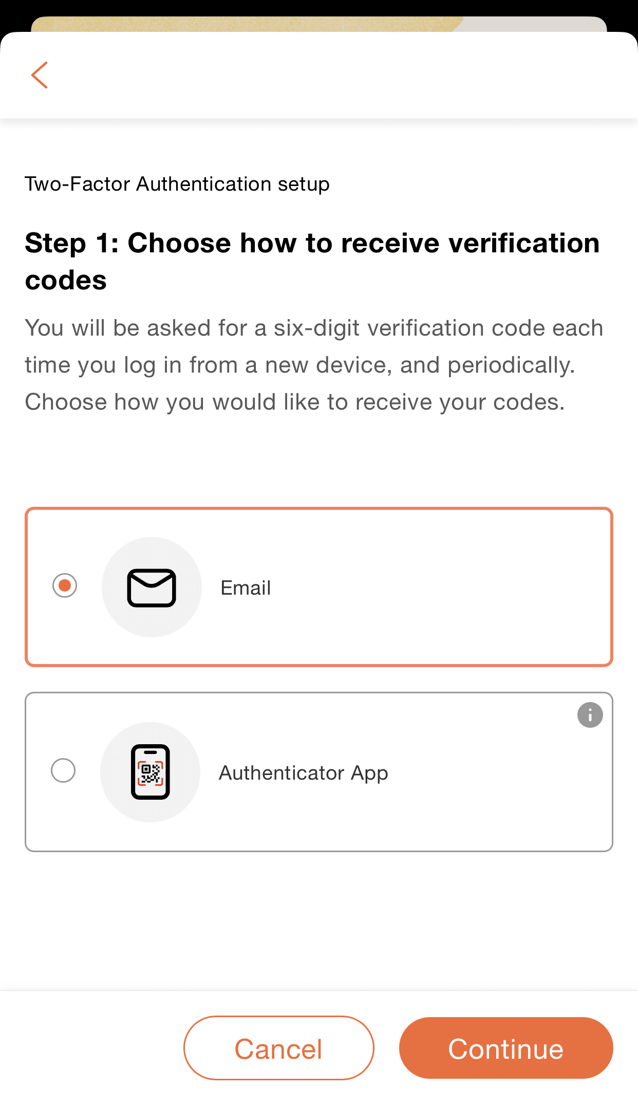 Choosing a verification method